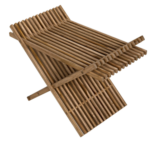 Dede Folding Stool, Teak