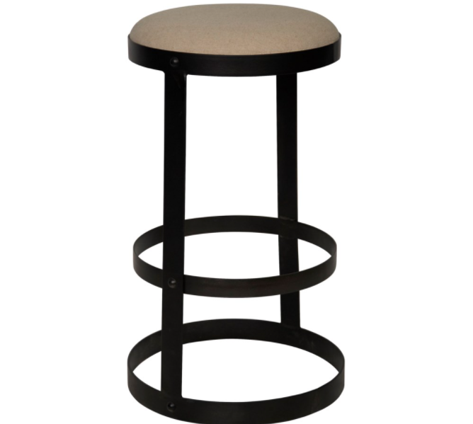 Dior Stool, Black Metal