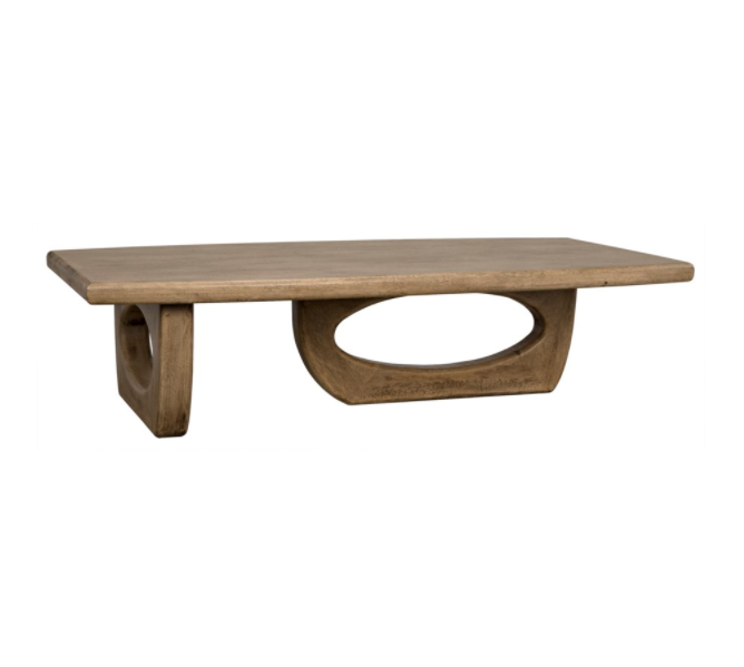 Douglas Coffee Table, Bleached Walnut