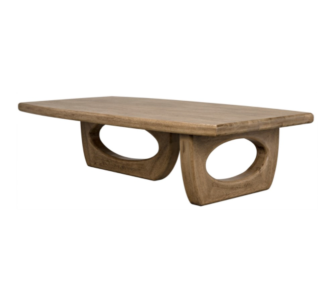 Douglas Coffee Table, Bleached Walnut