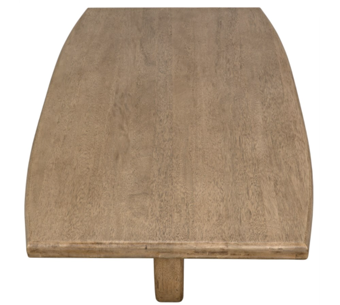 Douglas Coffee Table, Bleached Walnut