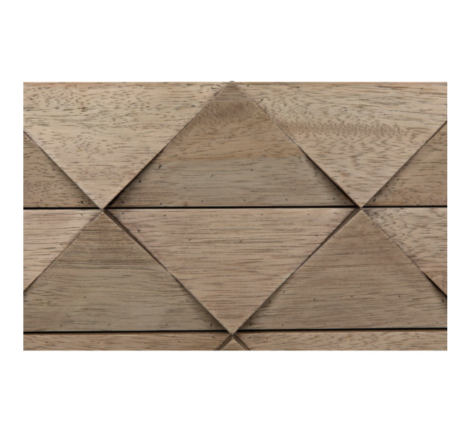 Draco Sideboard with Metal Stand, Washed Walnut