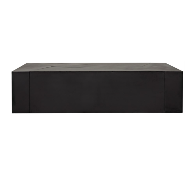 Element Coffee Table, Black Metal