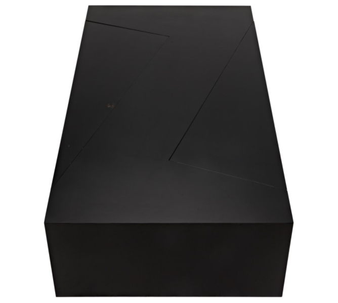 Element Coffee Table, Black Metal