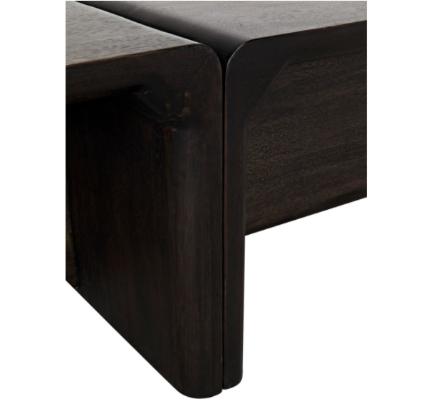 Hagen Coffee Table, Ebony Walnut