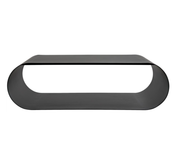 Hera Coffee Table, Black Metal