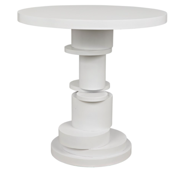 Hugo Side Table, Solid White