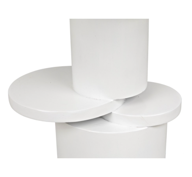 Hugo Side Table, Solid White