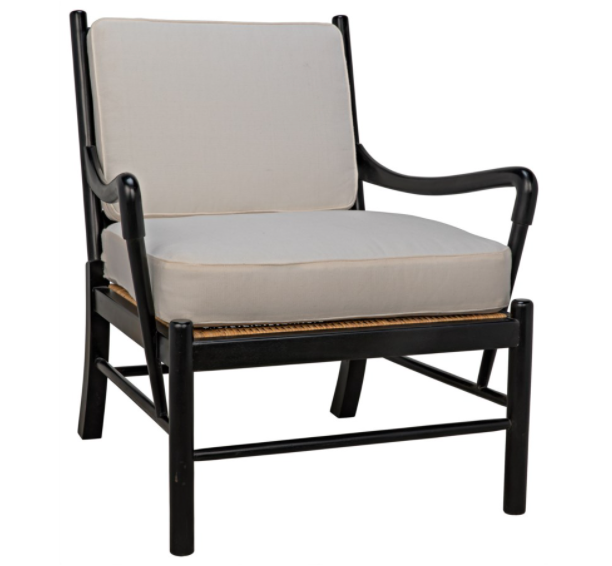 Kevin Chair, Hand Rubbed Black