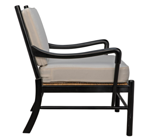 Kevin Chair, Hand Rubbed Black