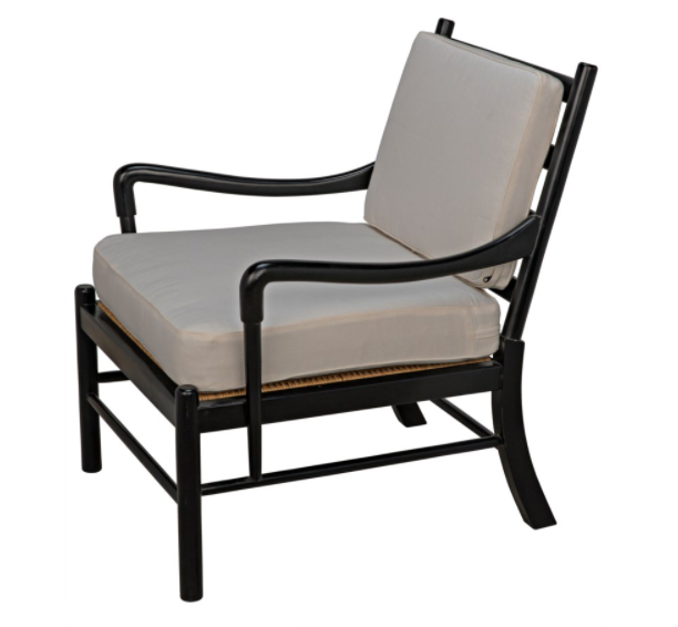 Kevin Chair, Hand Rubbed Black