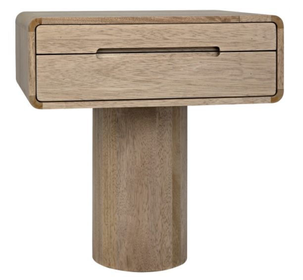 Langford Side Table, Washed Walnut