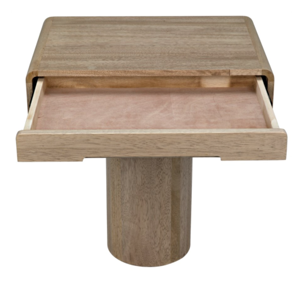 Langford Side Table, Washed Walnut