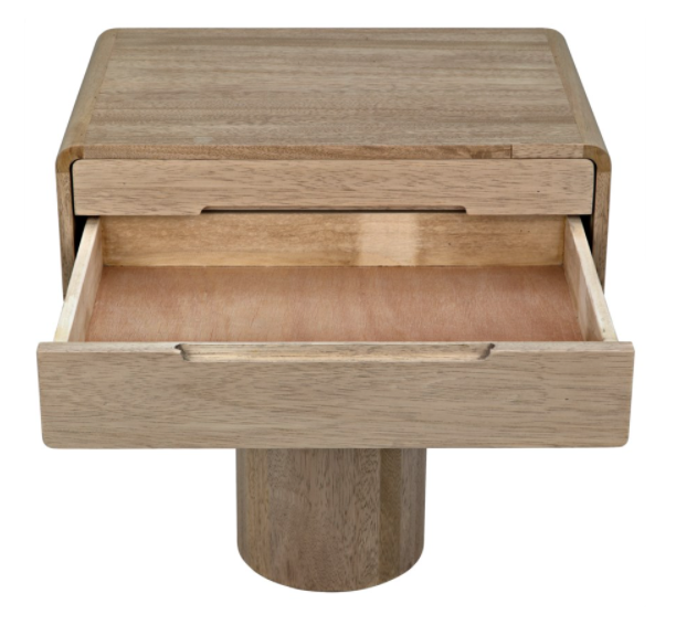 Langford Side Table, Washed Walnut