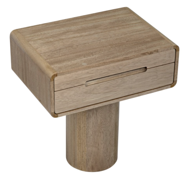 Langford Side Table, Washed Walnut