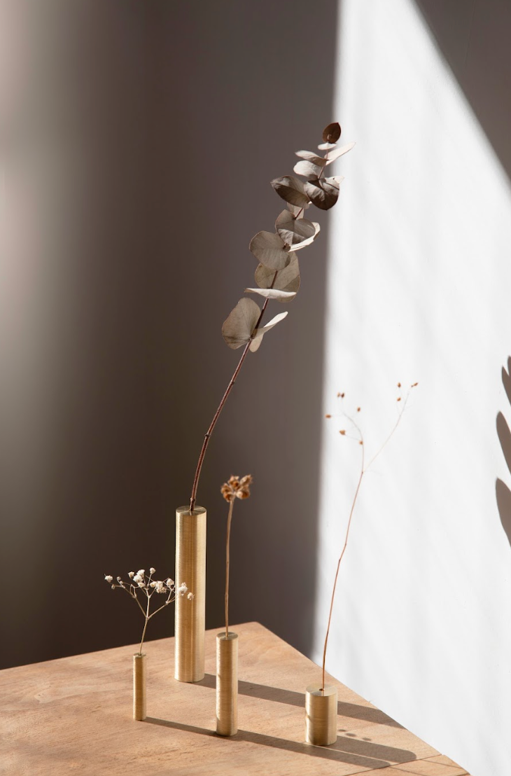 Decorating Essentials Modern Cylinder Pedestal Stand Set