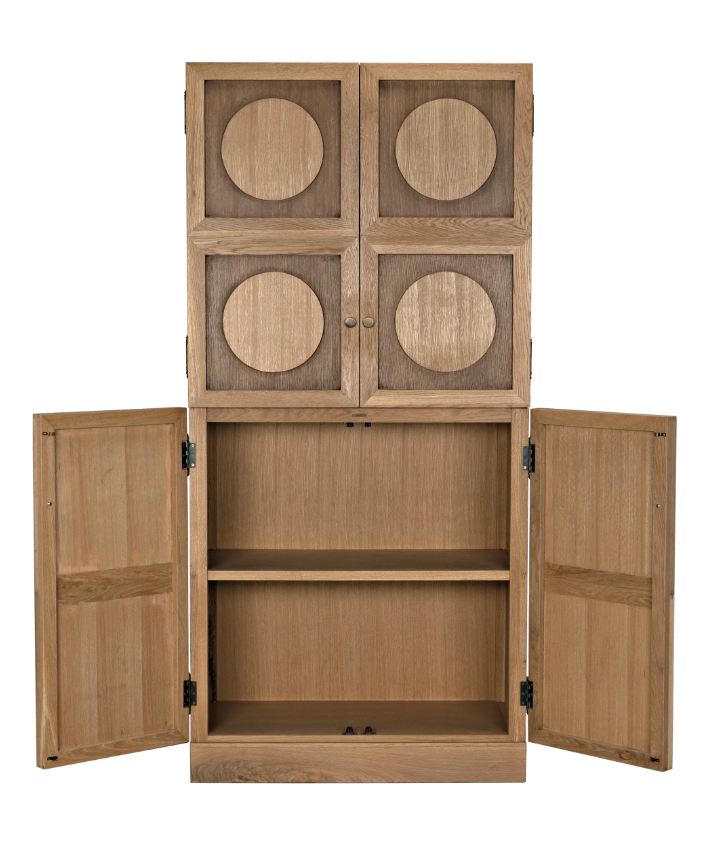 Wellington Hutch, White Oak