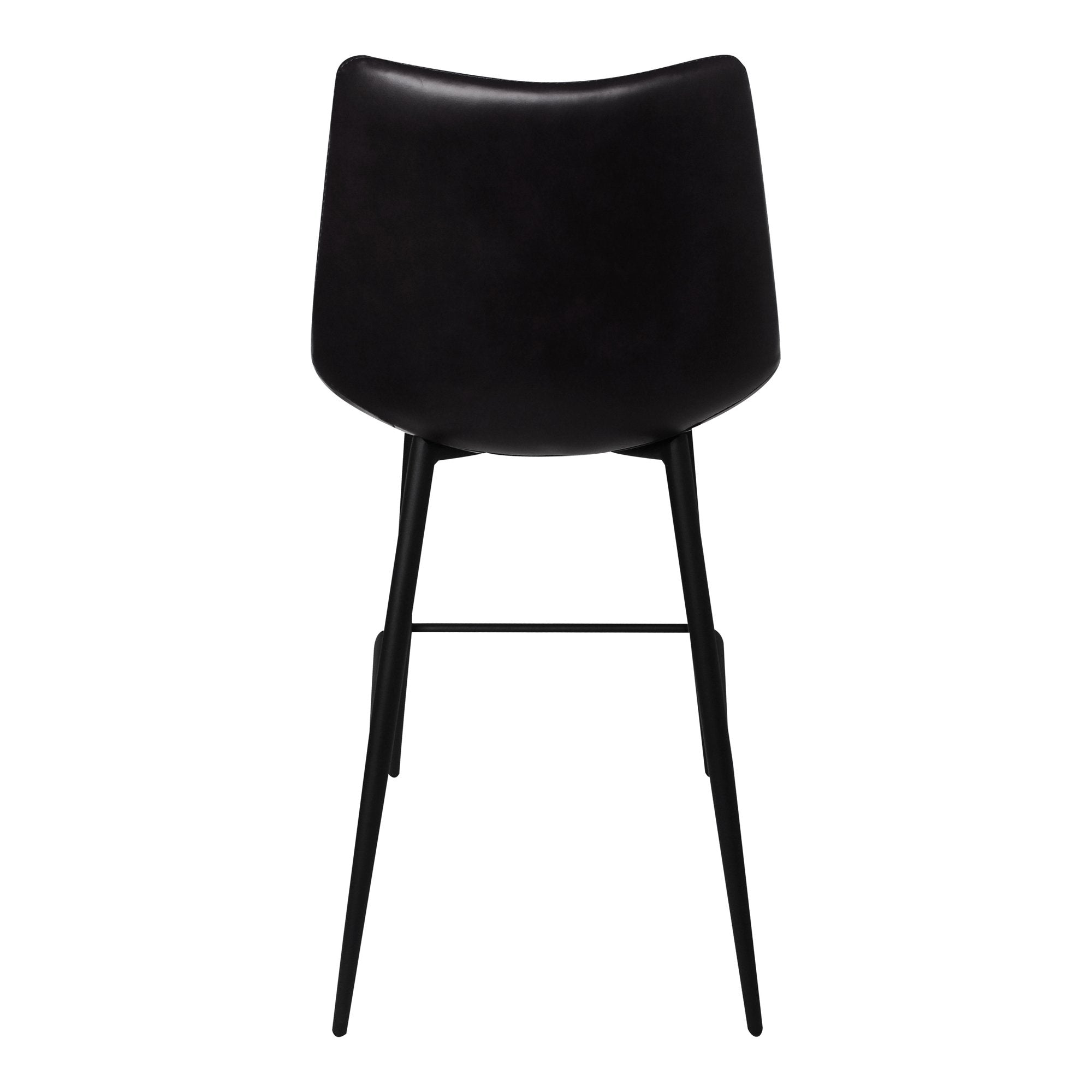Alibi Counter Stool, Black, Set of 2