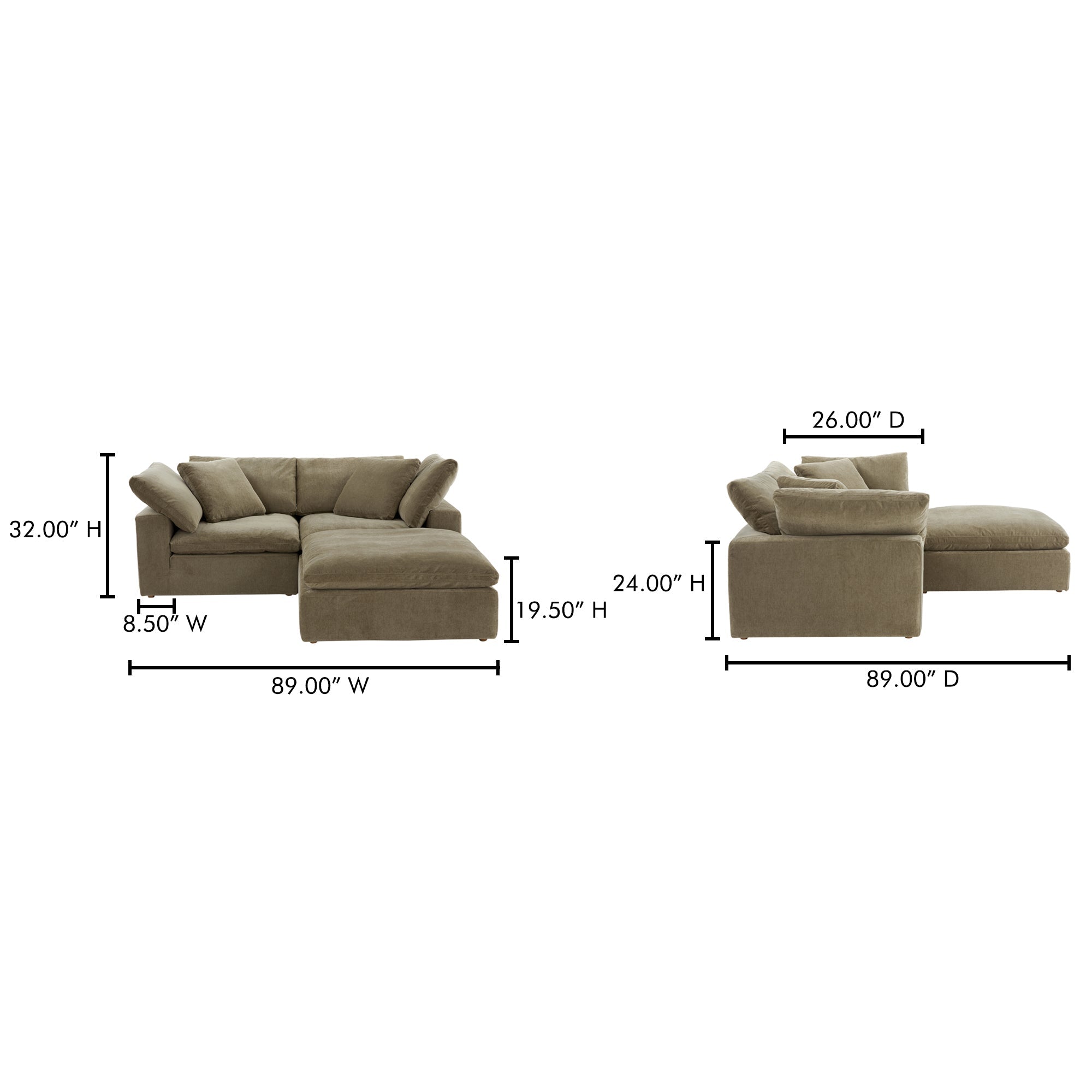 Clay Nook Modular Sectional