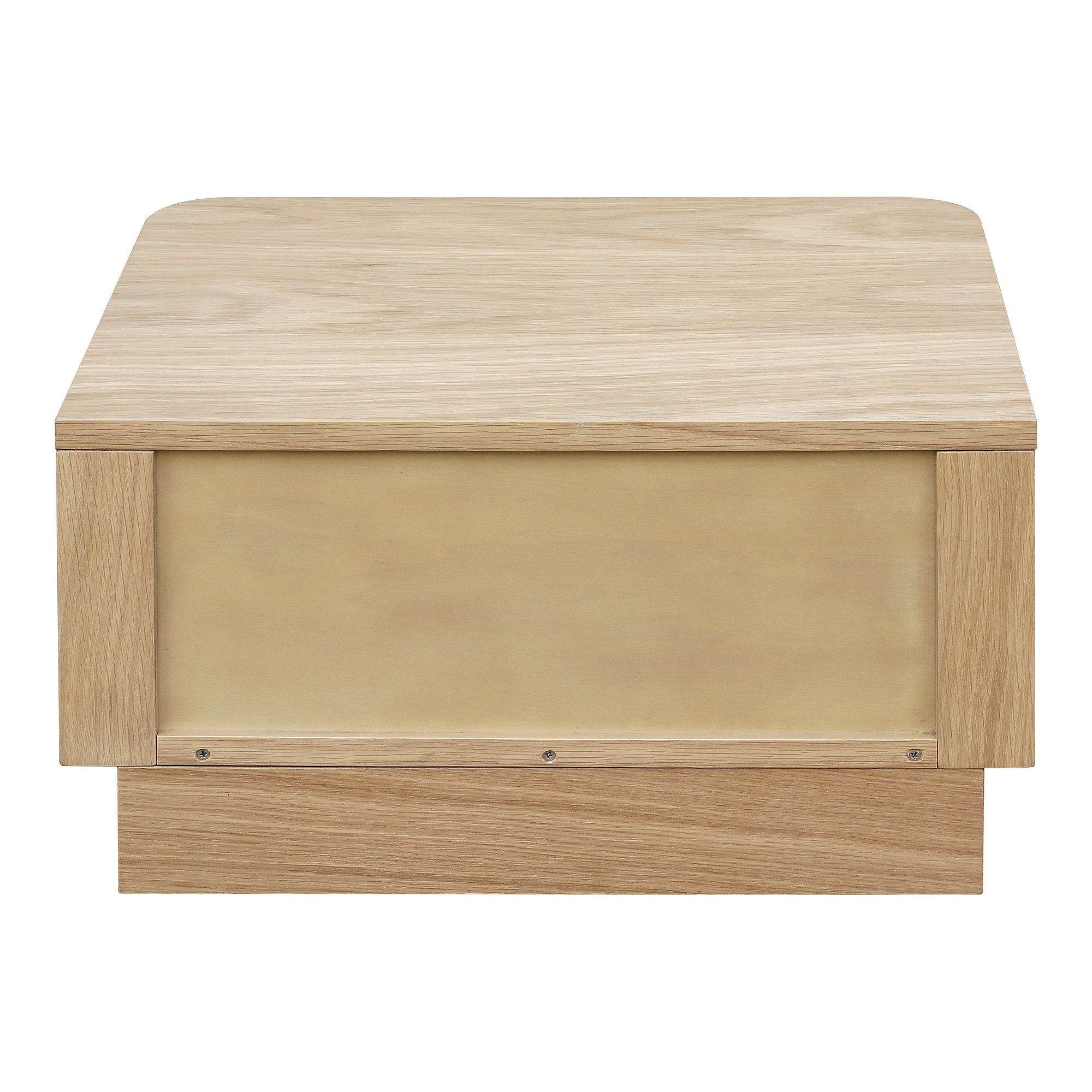 Round Off Nightstand, Brown