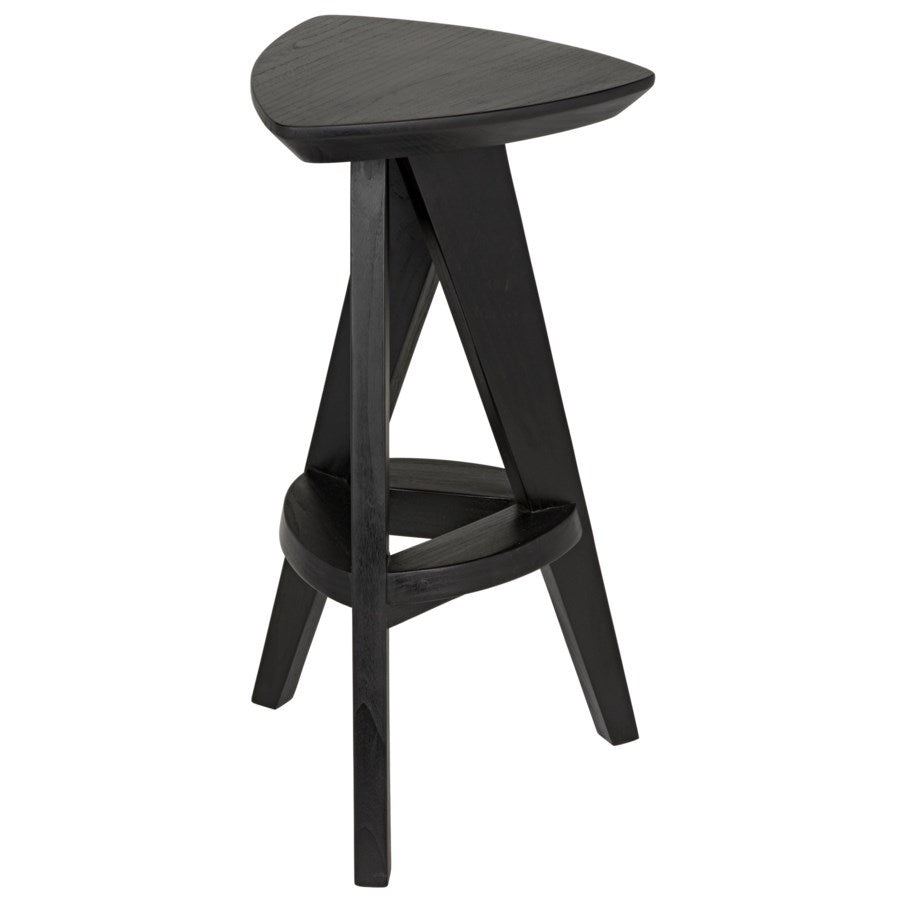 Twist Counter Stool, Charcoal Black