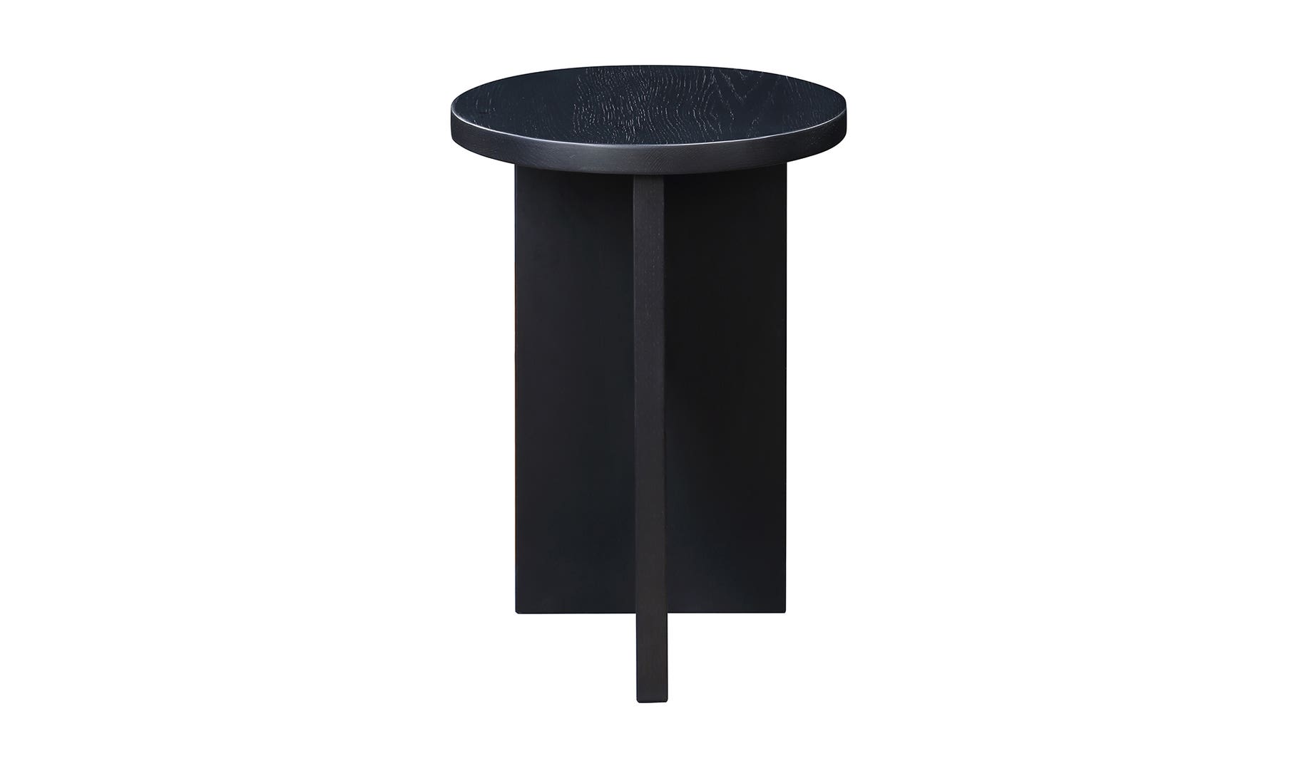 Grace Black Oak Accent Table