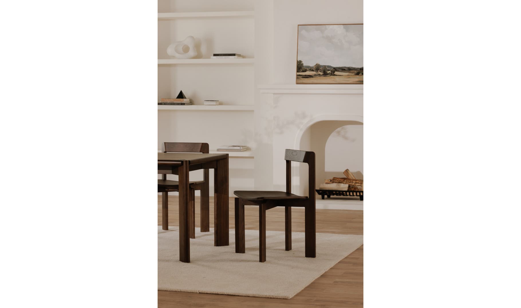 Daifuku Dining Chair, Brown, Set Of Two