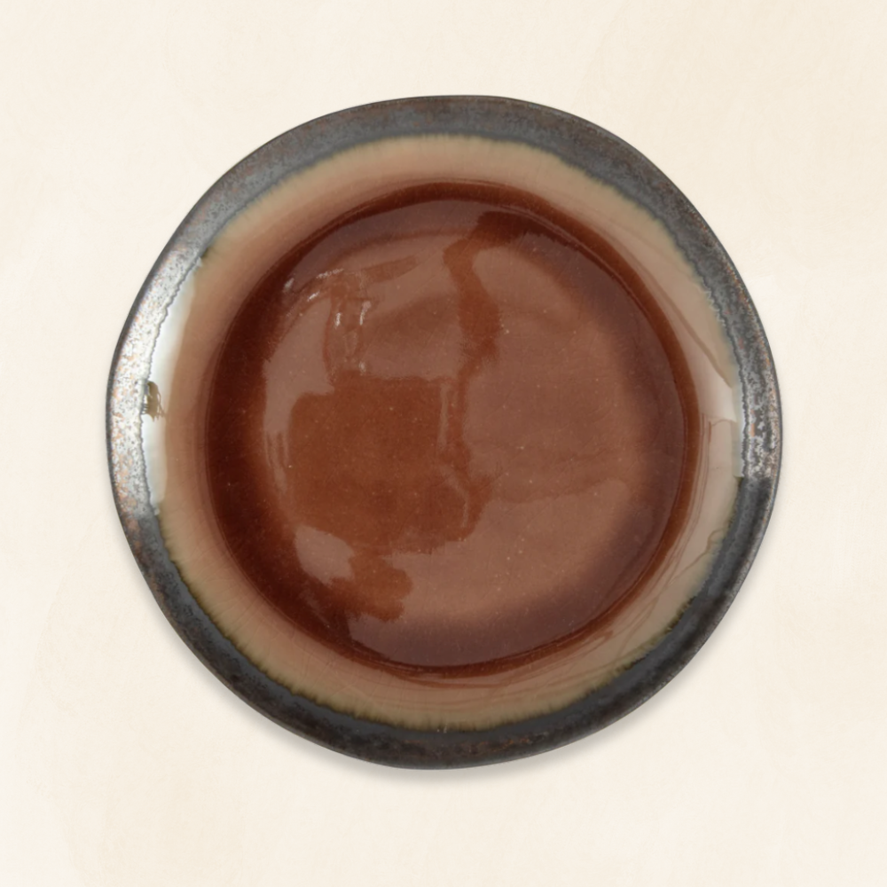 Organic Everyday Glazed Dinner Plate in Brown