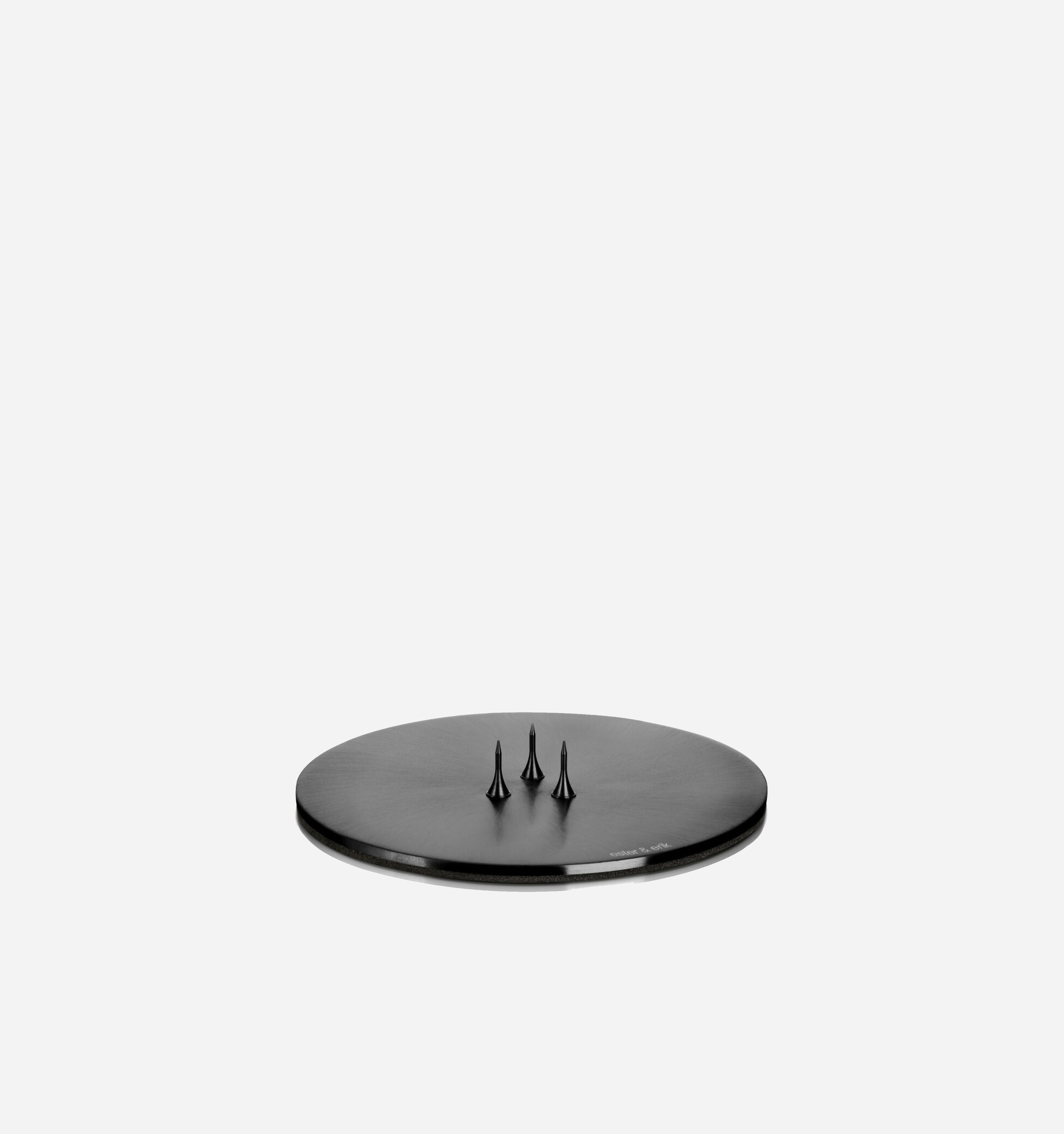 Contemporary Round Candle Plate for Pillars