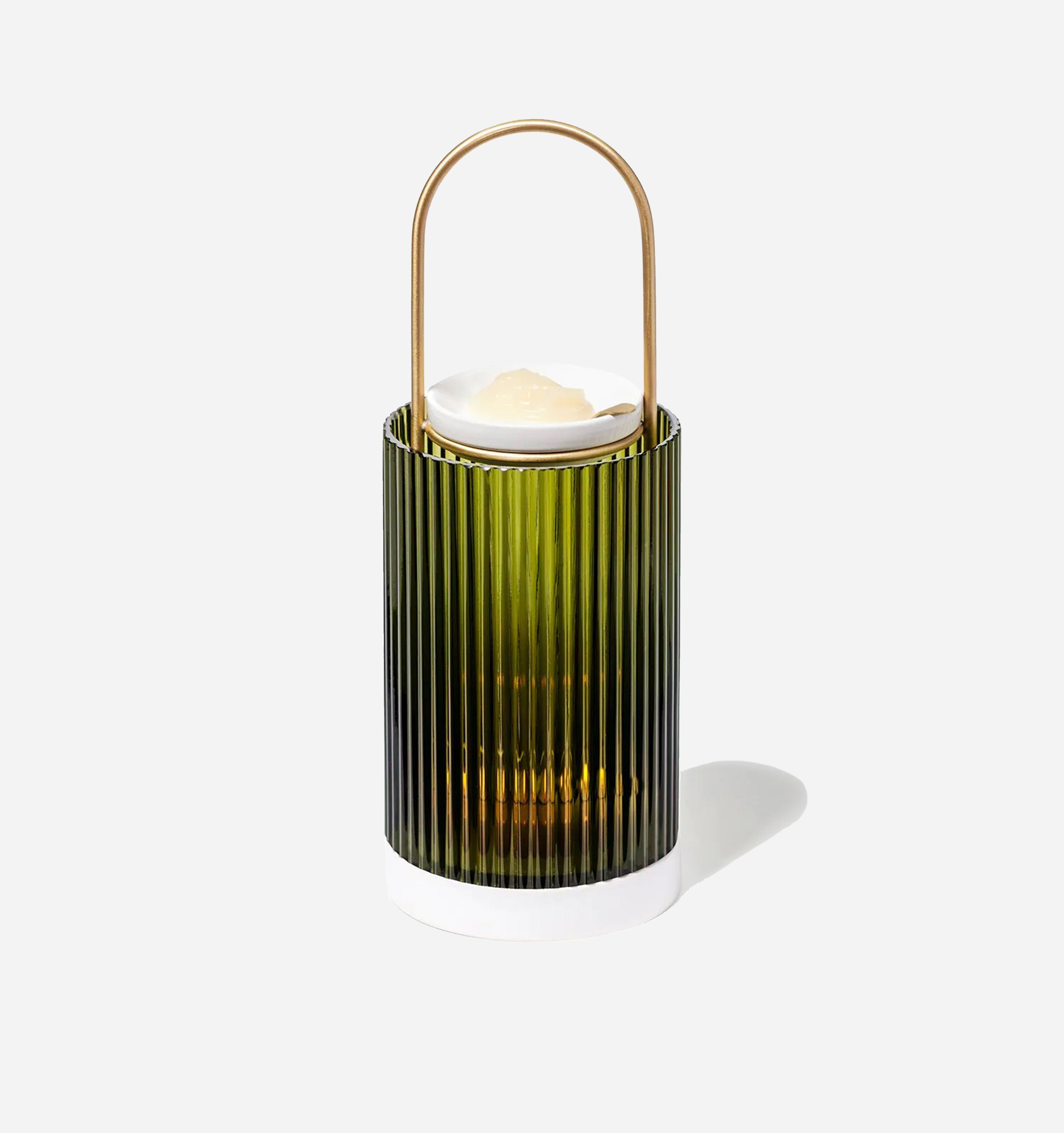 Contemporary Scandinavian Geometric Cylinder Centerpiece