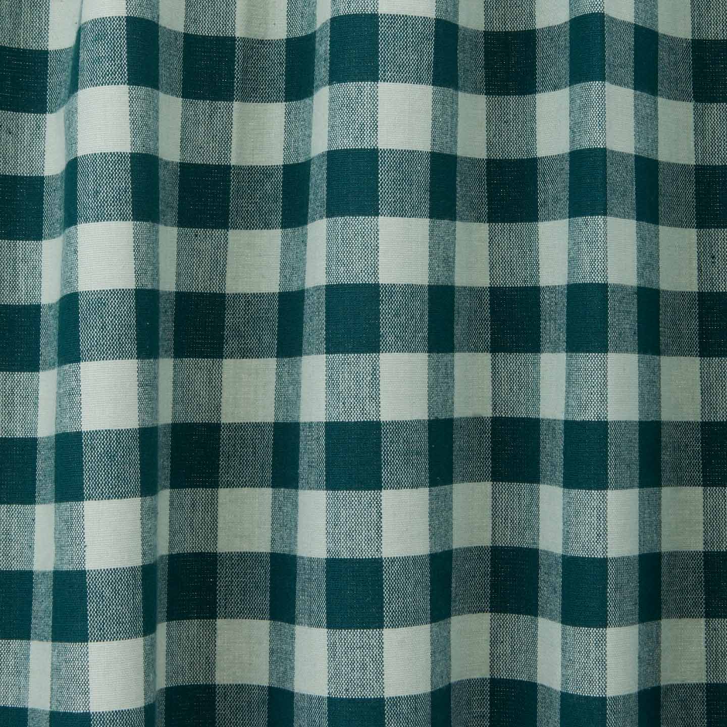 ESSENTIAL GINGHAM SHOWER CURTAIN