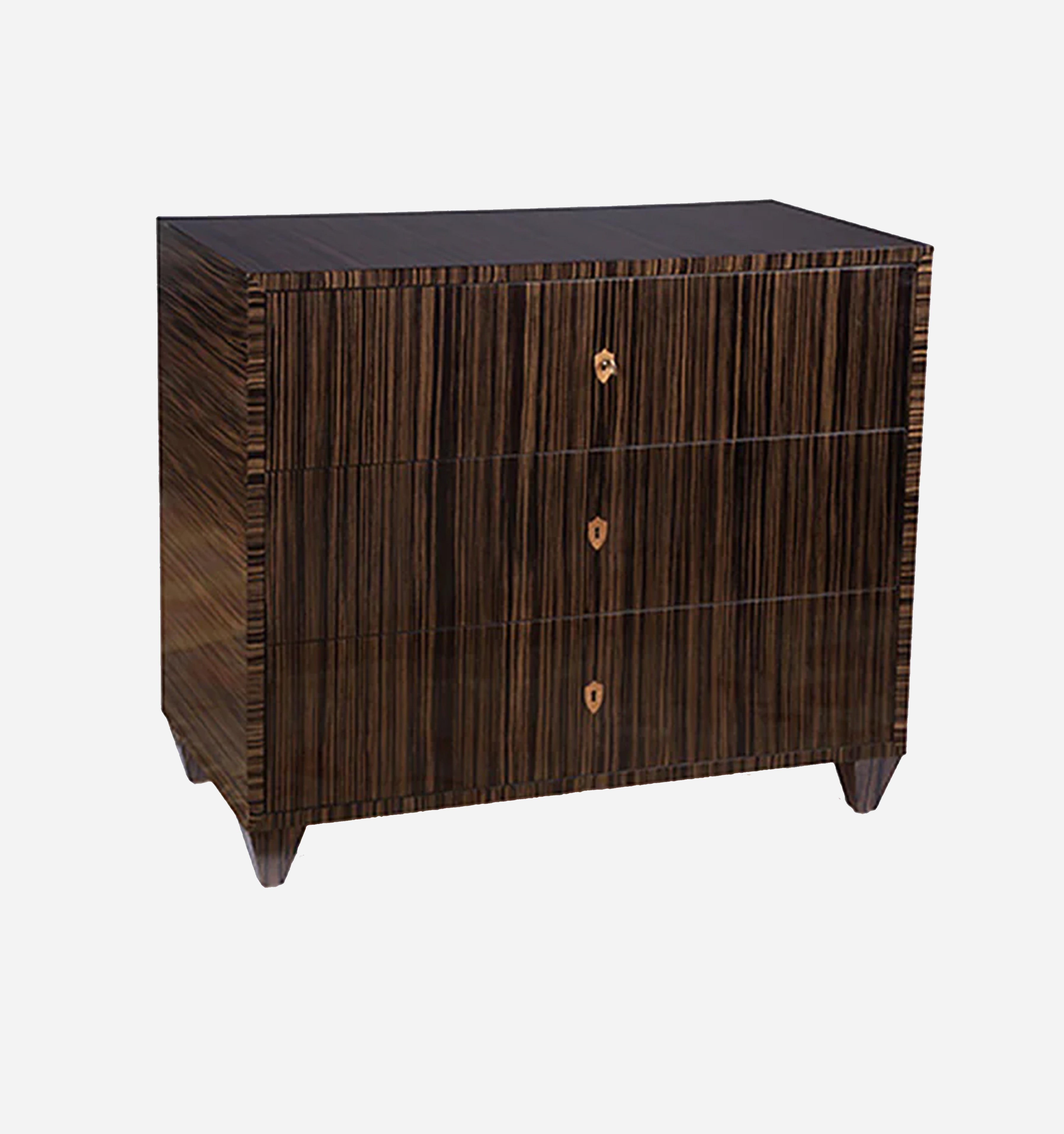 Space Saving Contemporary Zebra Accent Chest