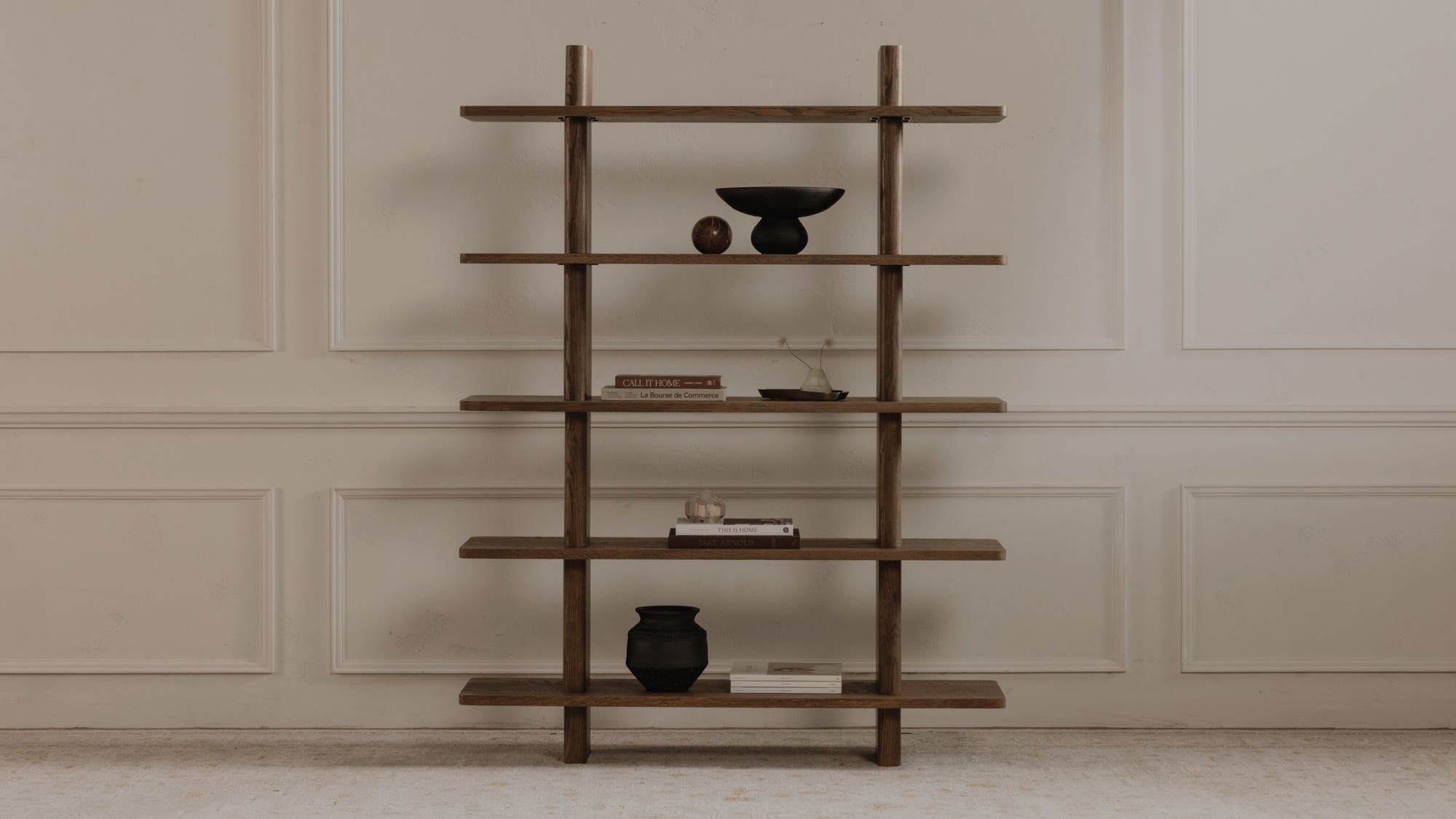 Casey Large Bookcase, Dark Brown
