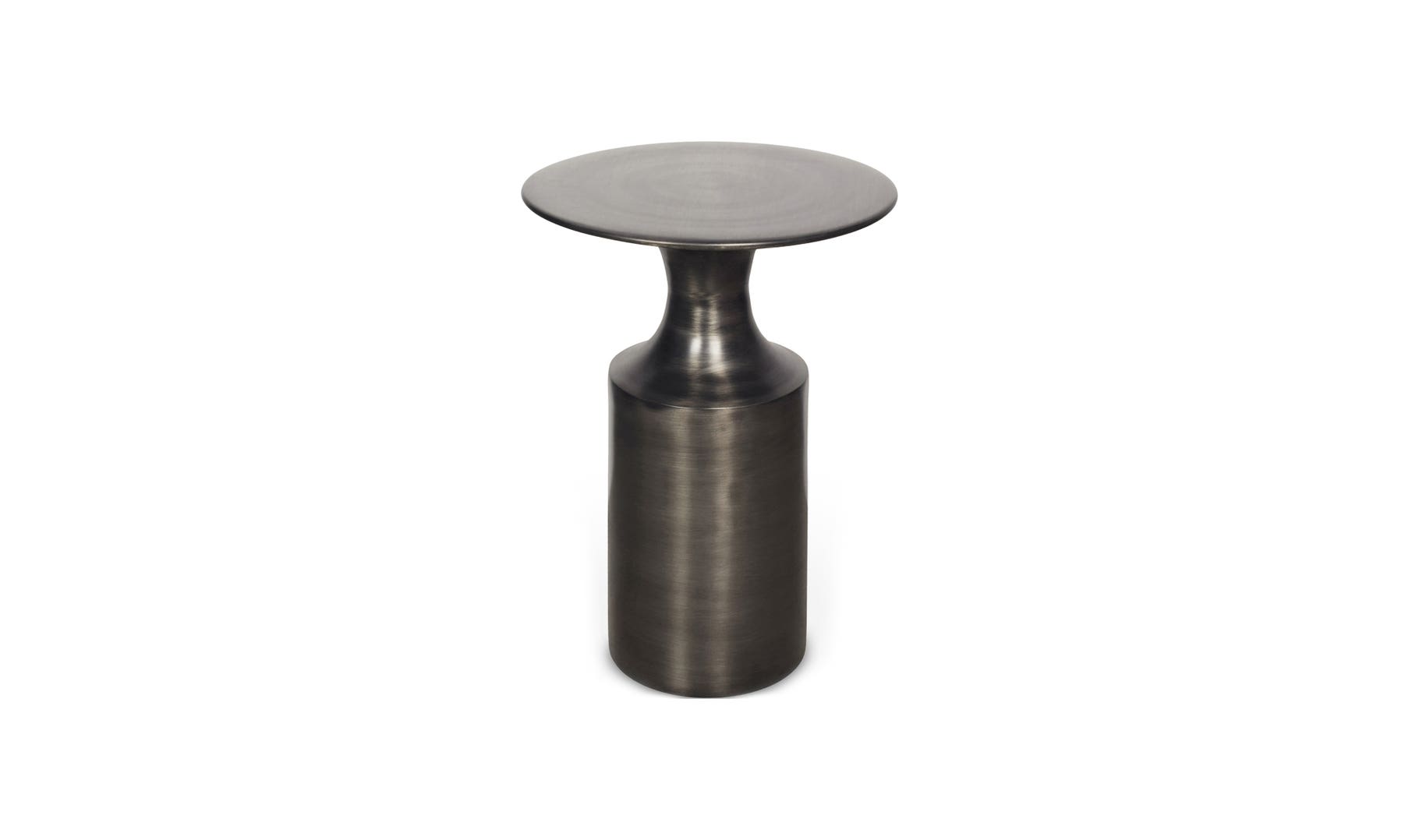 Rassa Accent Table Polished Zinc