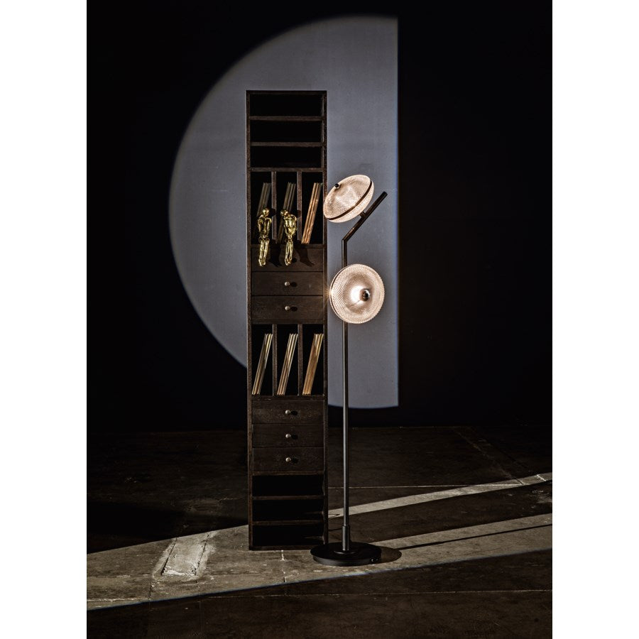 Tubula Bookcase, Ebony Walnut