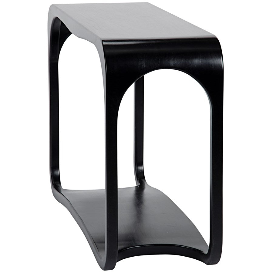Milena Console, Hand Rubbed Black