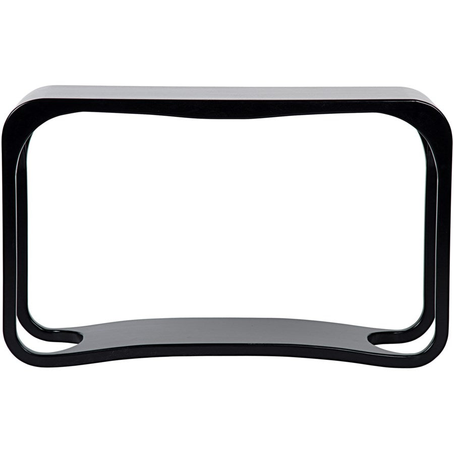 Milena Console, Hand Rubbed Black