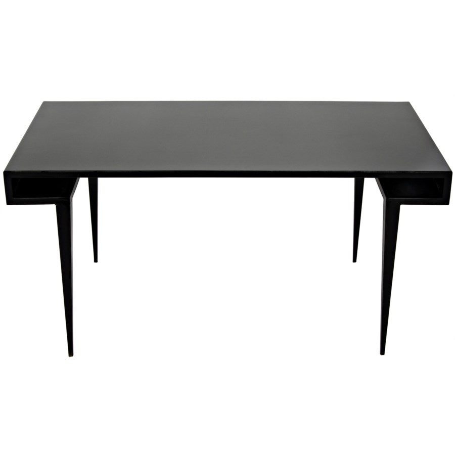 Stiletto Desk, Black Metal