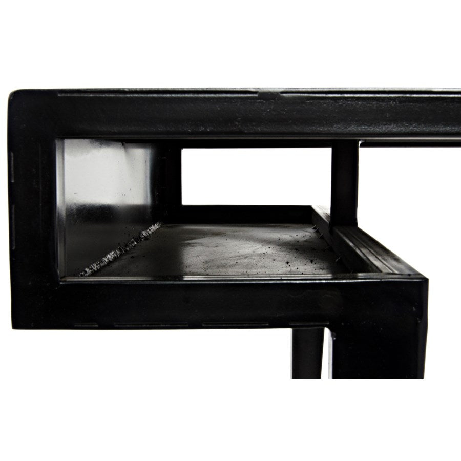 Stiletto Desk, Black Metal