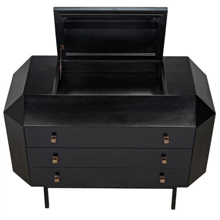 Rhiana Dresser, Hand Rubbed Black