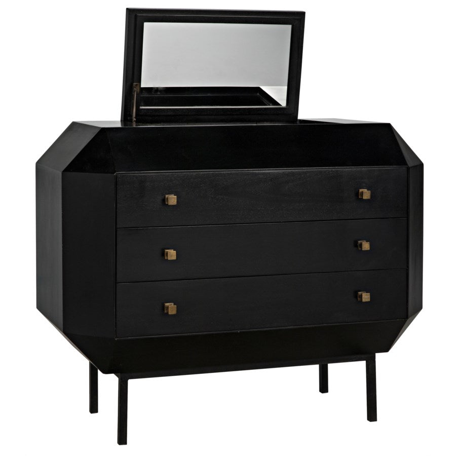 Rhiana Dresser, Hand Rubbed Black