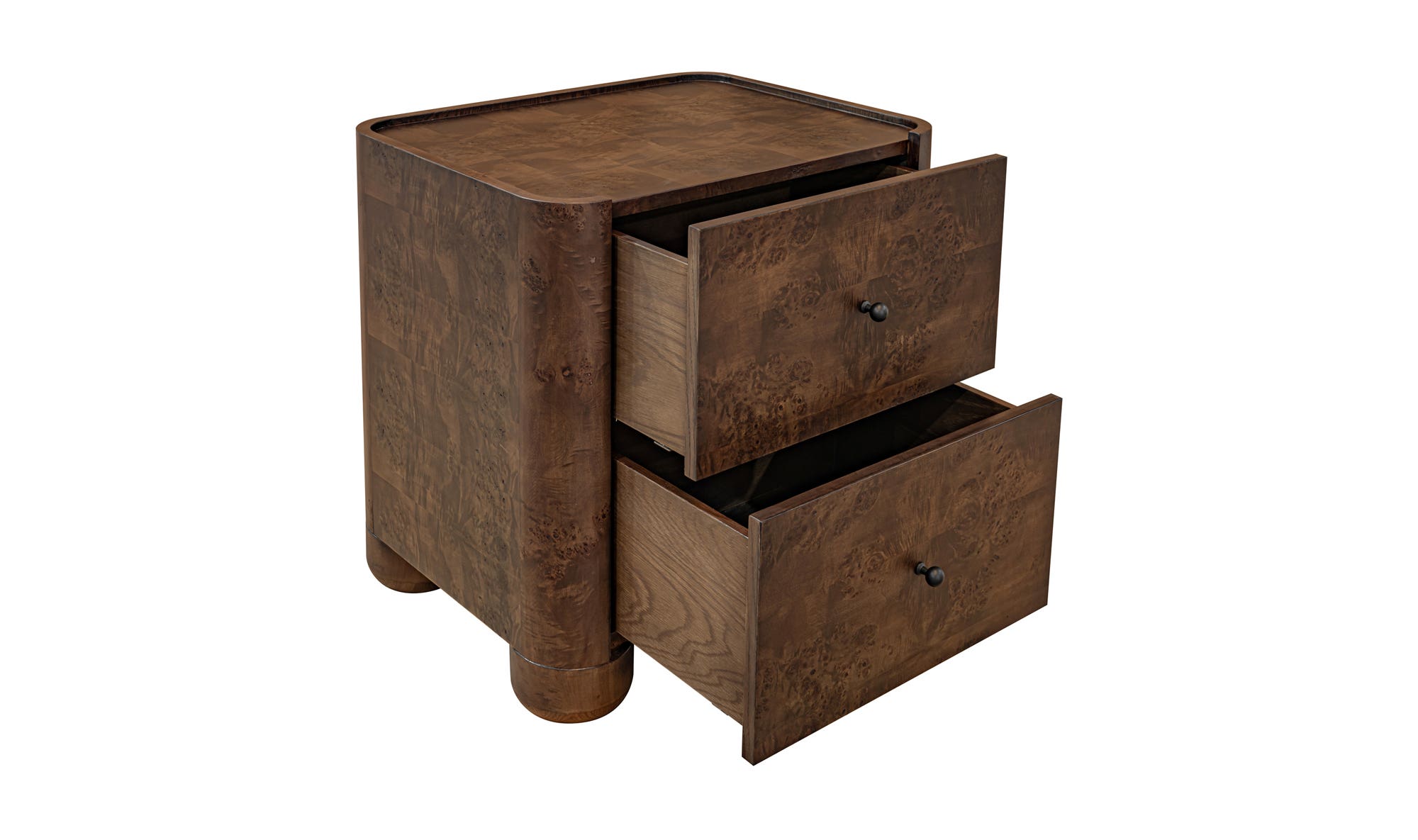 Gibson Nightstand Dark Brown - Daniel House Club