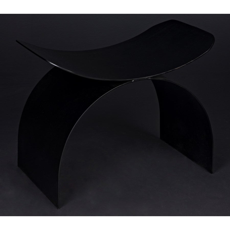 Papillon Stool, Black Metal