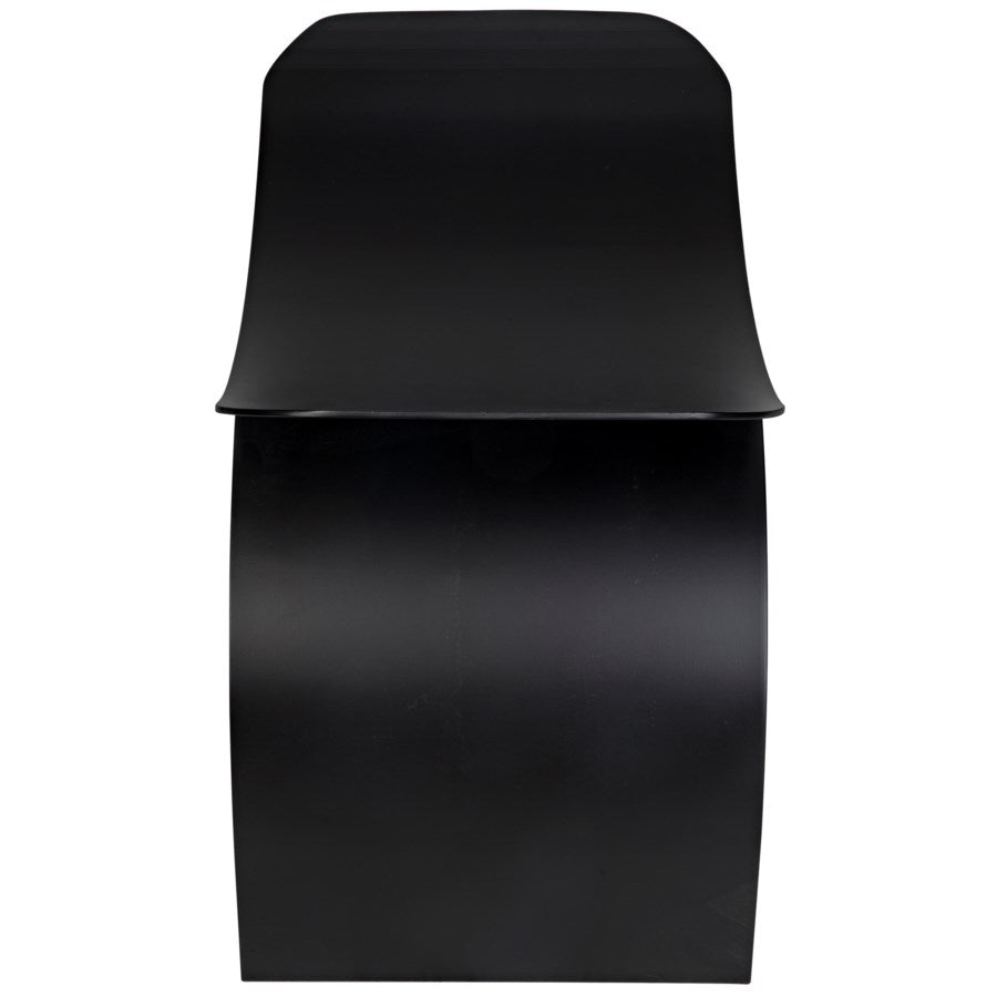 Papillon Stool, Black Metal