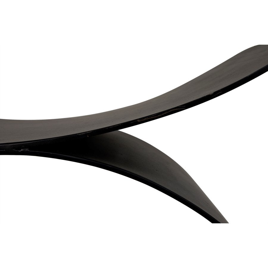 Papillon Stool, Black Metal