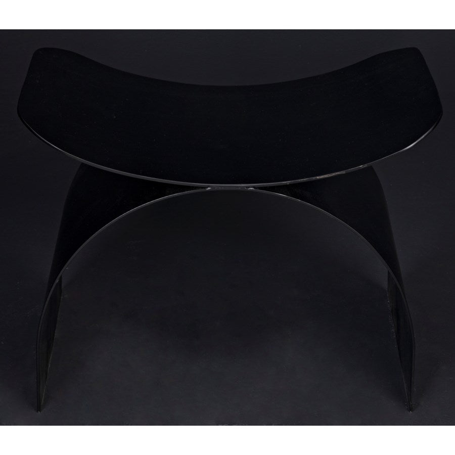 Papillon Stool, Black Metal