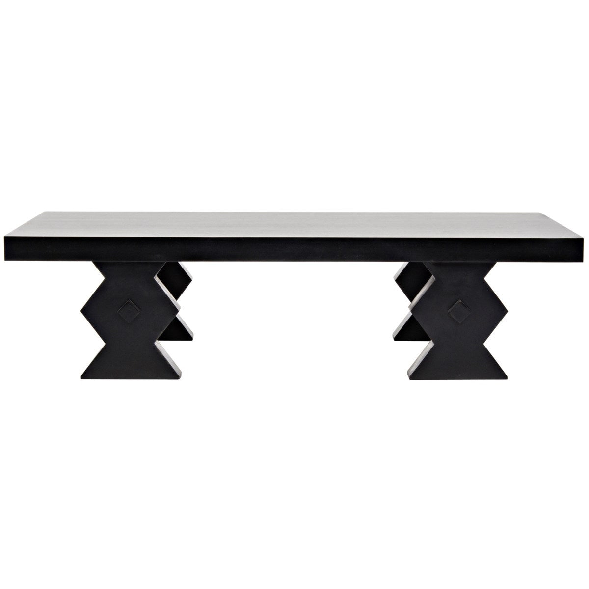 Suzu Coffee Table Hand Rubbed Black