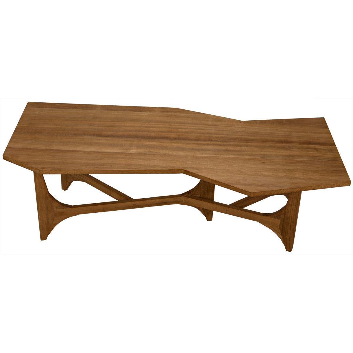 Fenton Coffee Table, Gold Teak