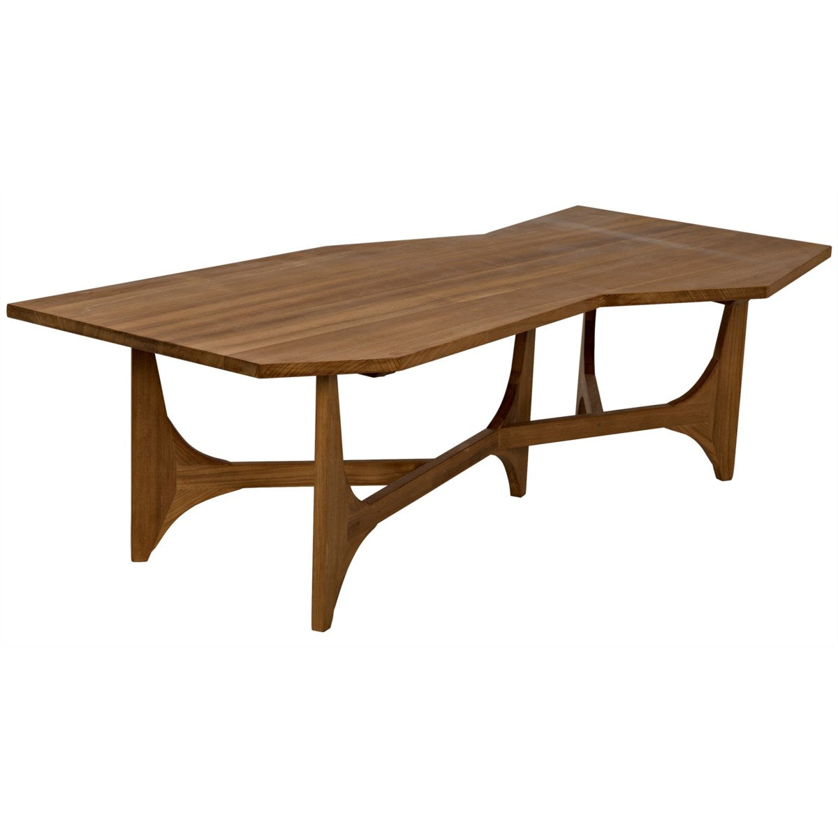 Fenton Coffee Table, Gold Teak