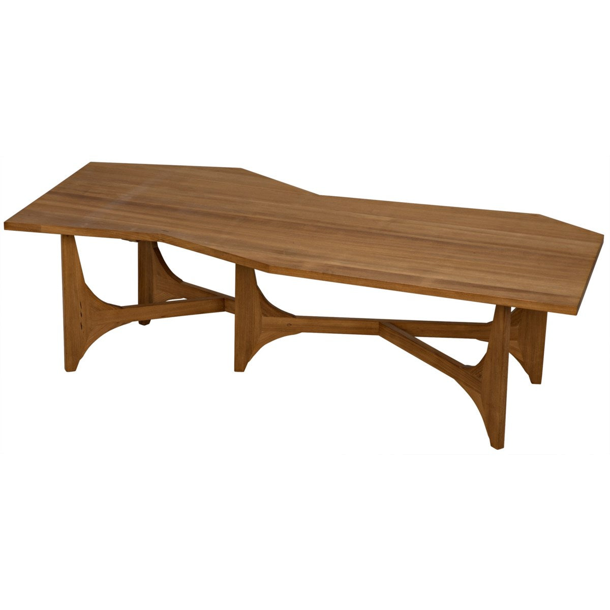 Fenton Coffee Table, Gold Teak